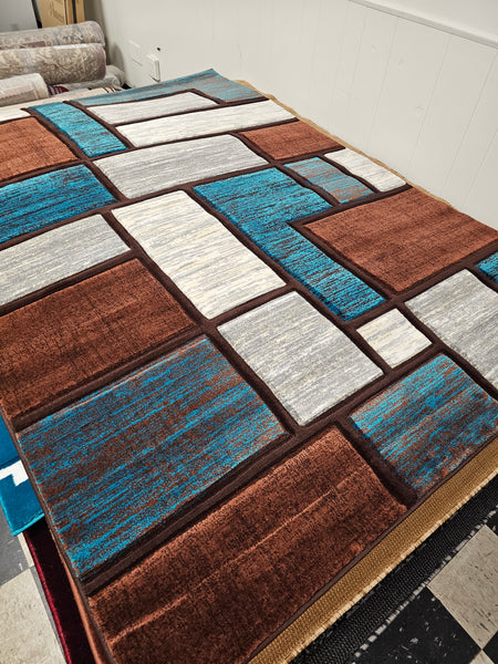 5x8 Premium Area Rug - Mocha 3995 - Free Shipping!