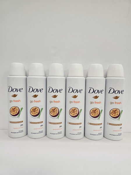 Dove Go Fresh Bodyspray 6pk - Passion Fruit FREE SHIPPING!!