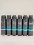 Dove Men Bodyspray 6pk - Clean Comfort FREE SHIPPING!!