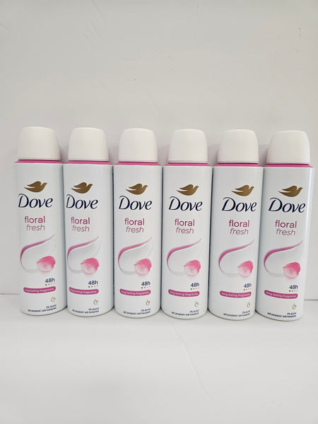 Dove Floral Fresh Bodyspray 6pk - FREE SHIPPING!!