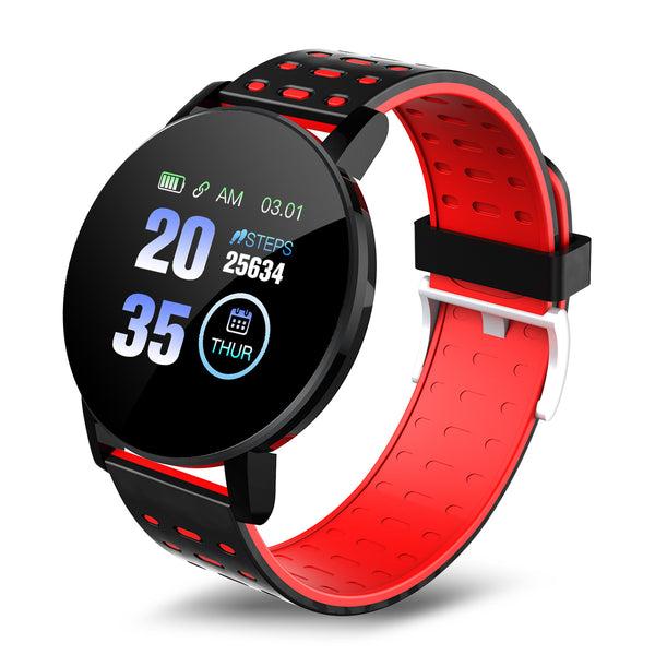 CYBER MONDAY SALE! - Smart Watch RED BAND Bluetooth Heart Rate Fitness Sport Android/IOS - FREE SHIPPING!