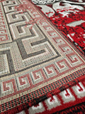 5x8 Urban Area Rug - Grey/Red 15181 - Free Shipping!