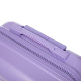 Blue Purple 2PC Luggage ABS Spinner Wheel Set with Combination Lock - 14" & 20" Cosmetic Case (Blue Purple)