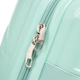 Mint Green 2PC Luggage ABS Spinner Wheel Set with Combination Lock - 14" & 20" Cosmetic Case (Mint Green)