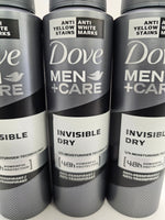 Dove Men Bodyspray 3pk - Invisible Dry FREE SHIPPING!!