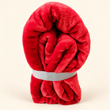 King Size Plush Fleece Bed Blanket Red Color Soft Cozy Jumbo Size 89x78 inches - FREE SHIPPING