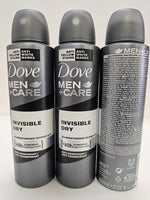 Dove Men Bodyspray 3pk - Invisible Dry FREE SHIPPING!!