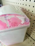 3D Floating Acrylic 5PC Motion Bathroom Vanity Accessory Set Pink Rose Pedal - FREE SHIPPING!