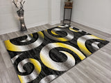 5X7 Paris Area Rug - Yellow