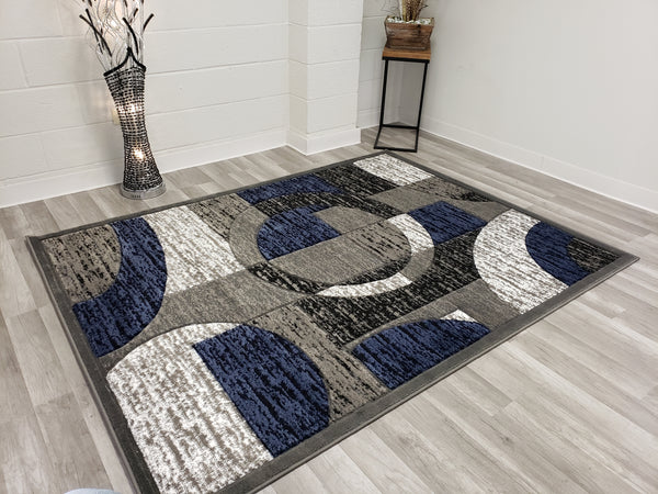 5x7 Paris Area Rug - Navy