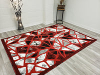 5X8 Majestic Area Rug - L. RED- Free Shipping!