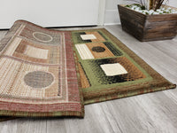 Majestic 2x3 Door Mat - BEIGE/GREEN- Free Shipping!