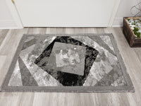 Majestic 2x3 Door Mat - L. GREY/GREY- Free Shipping!