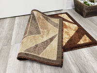 Majestic 2x3 Door Mat - BEIGE/BROWN- Free Shipping!