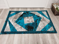 Majestic 2x3 Door Mat - TURQUOISE- Free Shipping! – Householdhavenqc