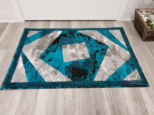 Majestic 2x3 Door Mat - TURQUOISE- Free Shipping!