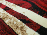 5x8 Majestic Area Rug - BURGUNDY- Free Shipping!