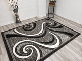 5x8 Star Area Rug - GREY