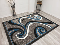 5x8 Star Area Rug - TURQUOISE