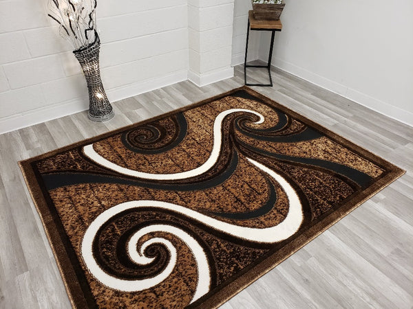 5x8 Star Area Rug - BEIGE