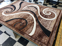 5x8 Star Area Rug - BEIGE