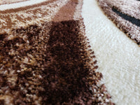 5x8 Star Area Rug - BEIGE