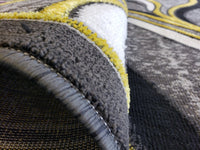 5x8 Star Area Rug - YELLOW