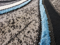 5x8 Star Area Rug - TURQUOISE