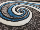 5x8 Star Area Rug - TURQUOISE