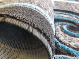 5x8 Star Area Rug - TURQUOISE