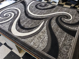 5x8 Star Area Rug - GREY