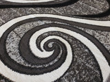 5x8 Star Area Rug - GREY