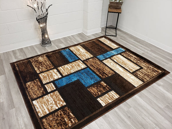 5x8 Star Area Rug - MOCHA