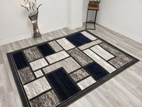 5x8 Star Area Rug - NAVY