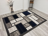 5x8 Star Area Rug - NAVY