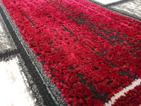 5x8 Star Area Rug - RED