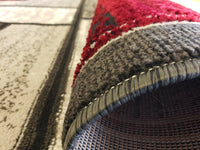 5x8 Star Area Rug - RED