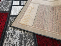 5x8 Star Area Rug - RED