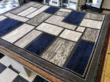 5x8 Star Area Rug - NAVY