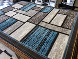 5x8 Star Area Rug - TURQUOISE