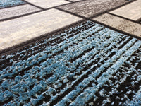 5x8 Star Area Rug - TURQUOISE