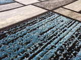 5x8 Star Area Rug - TURQUOISE