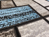 5x8 Star Area Rug - TURQUOISE