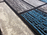 5x8 Star Area Rug - TURQUOISE