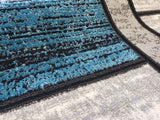 5x8 Star Area Rug - TURQUOISE