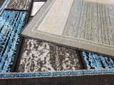 5x8 Star Area Rug - TURQUOISE