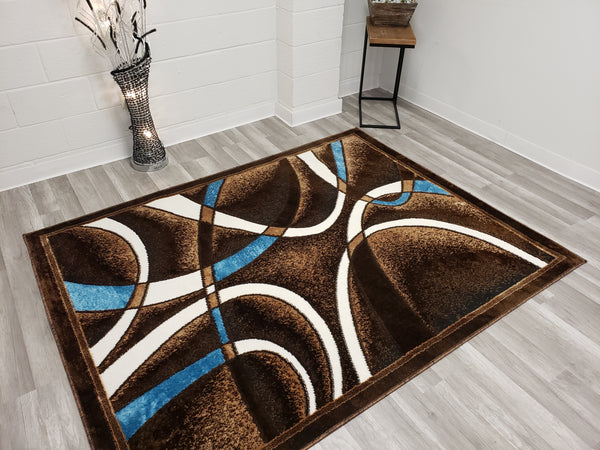 5x8 Star Area Rug - MOCHA