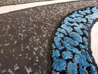 5x8 Star Area Rug - TURQUOISE