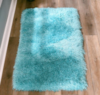 Manhattan Shag Rug Collection - TURQUOISE
