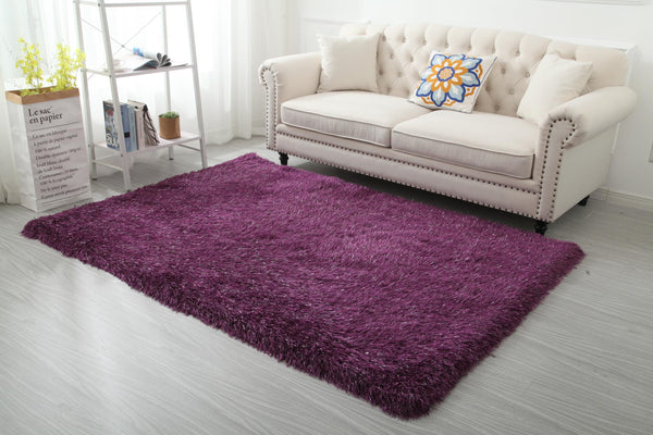 Manhattan Shag Rug Collection - PURPLE